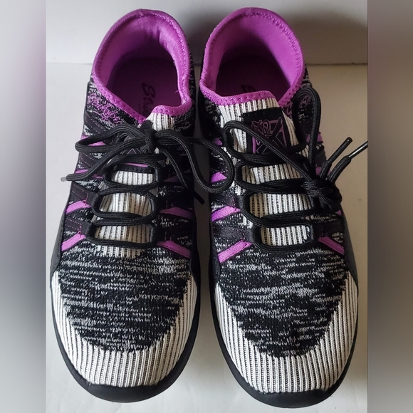 KR Strikeforce Jazz Womens Black Purple Bowling Shoes - Size 8 - Picture 3 of 7